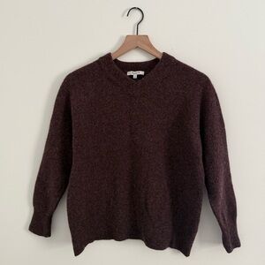 Madewell Brown/Purple Wool Sweater